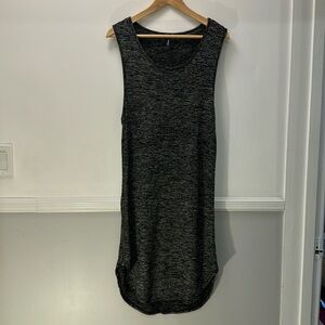 Grey dress with side zippers